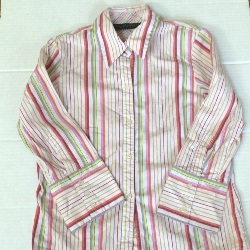 Harve Bernard by Bernard Holyzman 3/4 Sleeve Blouse